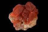 Natural, Red Quartz Crystal Cluster - Morocco #137450-1